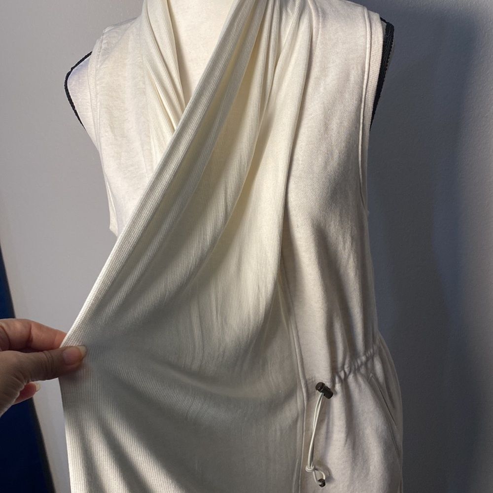 Anthropologie Cream Saturday Sunday Avasa Duster Maxi Cardigan (Size S) - Picture 7 of 11